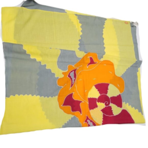 Cover Up Handpainted Cotton Batik Coverups Strapless Dress Wrapskirt Home Accent - Picture 2 of 5